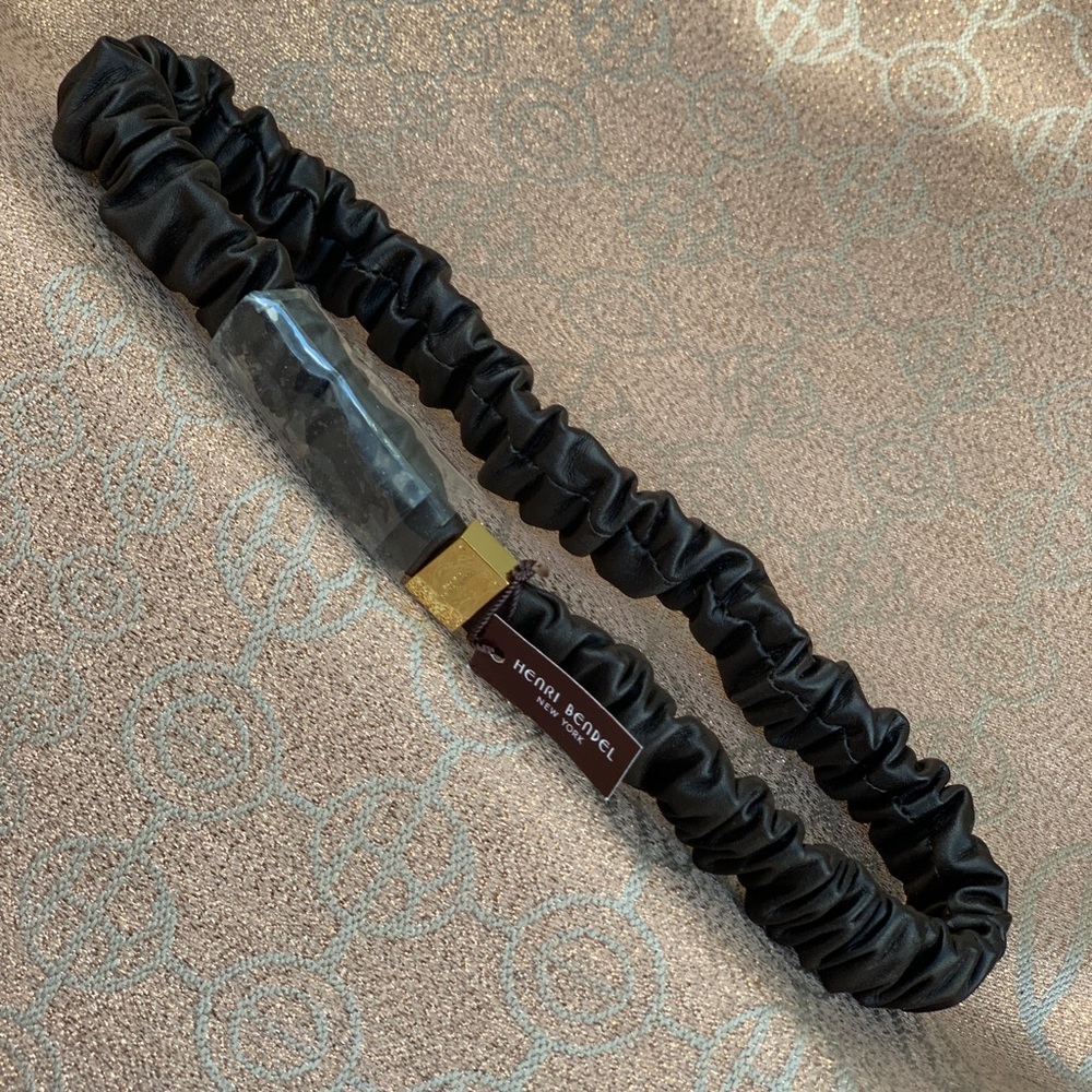 Henri Bendel leather head band